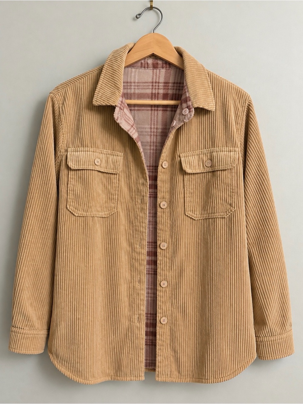 Reversible Love Tree | Women’s Medium | Soft Corduroy and Fleece